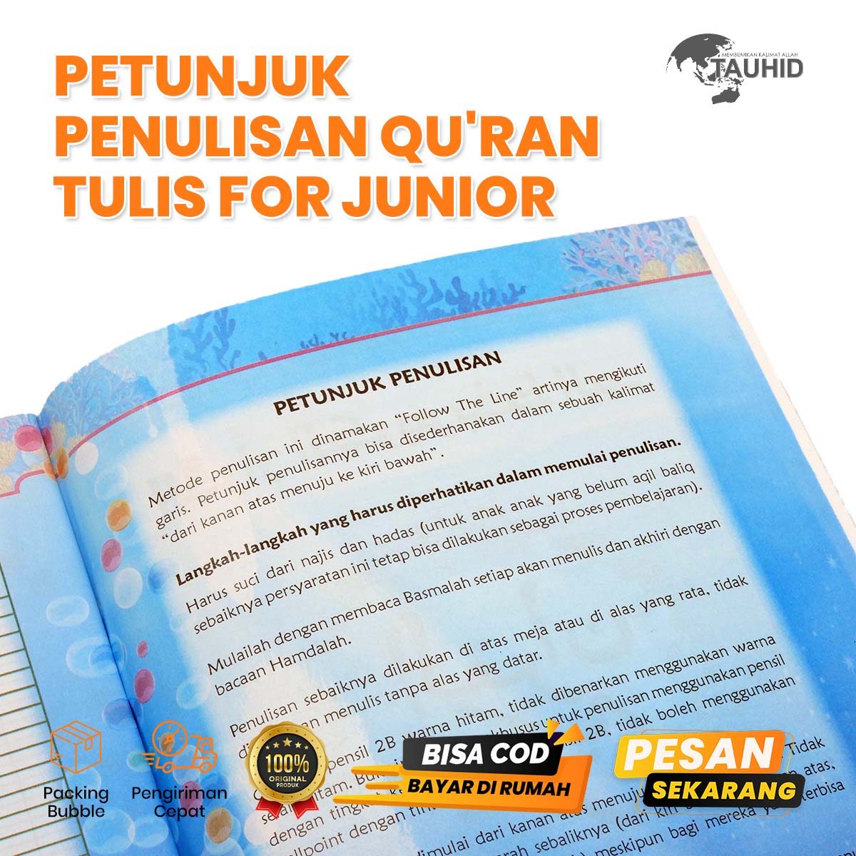 Alquran tulis for junior 30 juz petunjuk penulisan